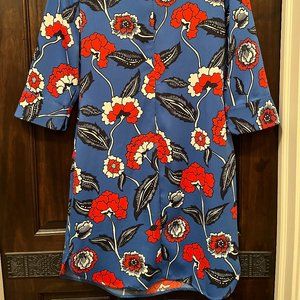 Boden Isabelle Floral Midi Retro Shift Dress - 6